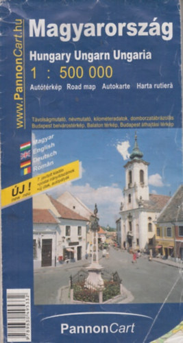 Magyarország - Hungary - Ungarn - Ungaria autótérkép