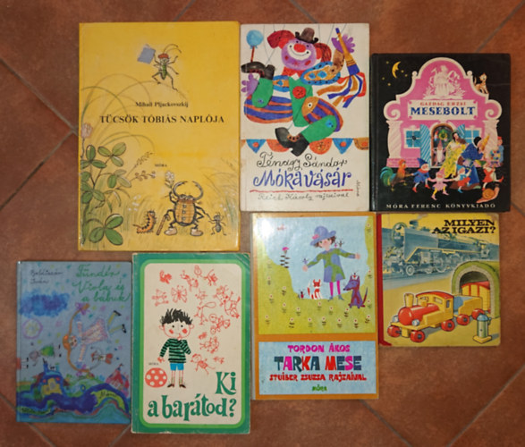 Boldizsr Ivn, Tordon kos, Tnagy Sndor Gazdag Erzsi - 7 klasszikus meseknyv vodsoknak: Milyen az igazi?, MEsebolt, Tndr Viola s a bbuk, Ki a bartod?, Tarka mese, Mkavsr, Tcsk Tbis naplja