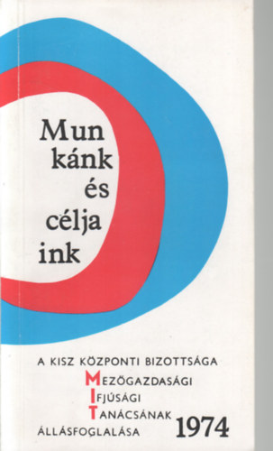 Kisz Kb - Munkánk és céljaink 1974