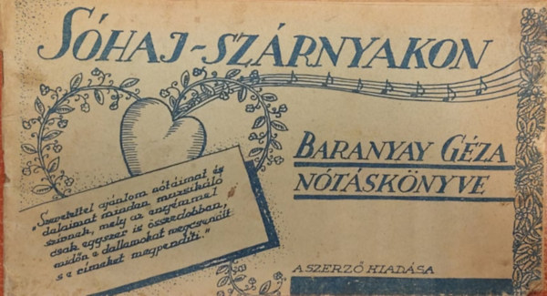 Shaj - Szrnyakon Baranyay Gza ntsknyve (kotta)