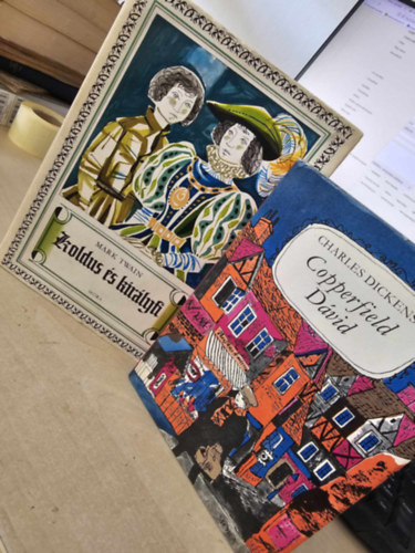 Charles Dickens Mark Twain - Koldus és királyfi + Copperfield Dávid (2 kötet együtt)