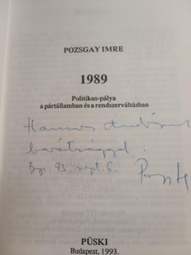 Pozsgay Imre - 1989
