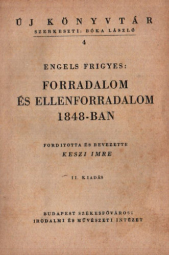 Engels Frigyes - Forradalom s ellenforradalom 1848-ban