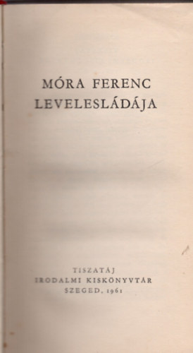 Móra Ferenc levelesládája