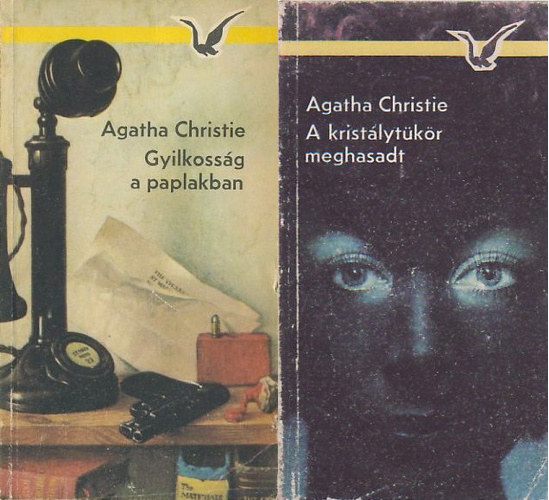 Agatha Christie - Gyilkoss�g a paplakban + A krist�lyt�k�r meghasadt ( 2 k�tet )