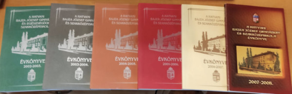 Nagy László - 6 db A Hatvani Bajza József Gimnázium és Egészségügyi Szakközépiskola évkönyve