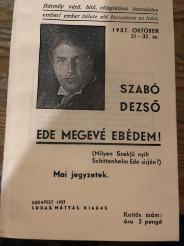 Szab Dezs - Ede megev ebdem!
