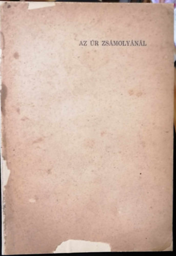 Szab� K�roly - Az �r zs�moly�n�l