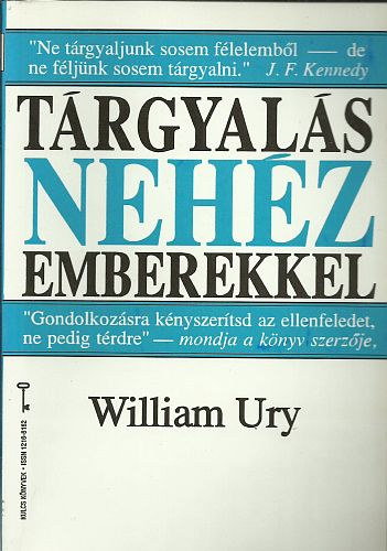 William Ury - Trgyals nehz emberekkel