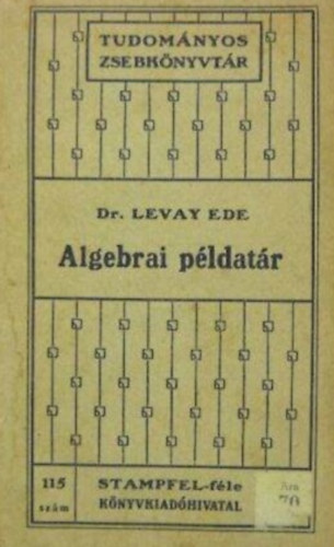 Dr. Lvay Ede - Algebrai pdatr