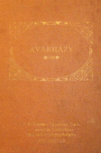 Szinri Gyrgy - Avarhzy