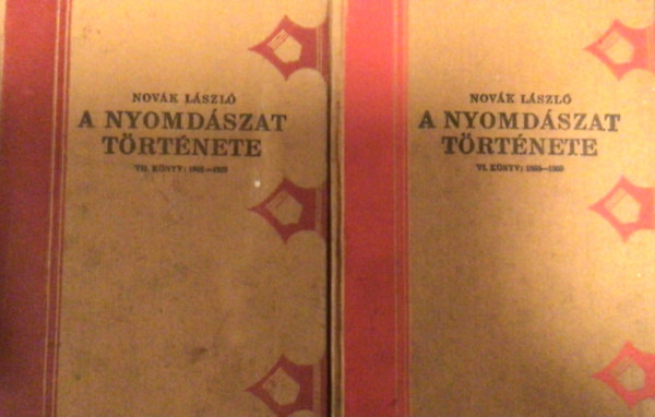 Nov�k L�szl� - A nyomd�szat t�rt�nete