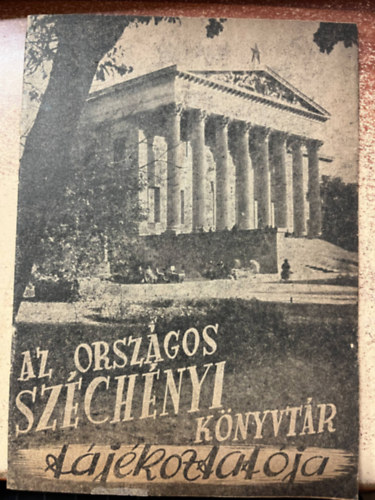 Az Országos Széchenyi Könyvtár tájékoztatója