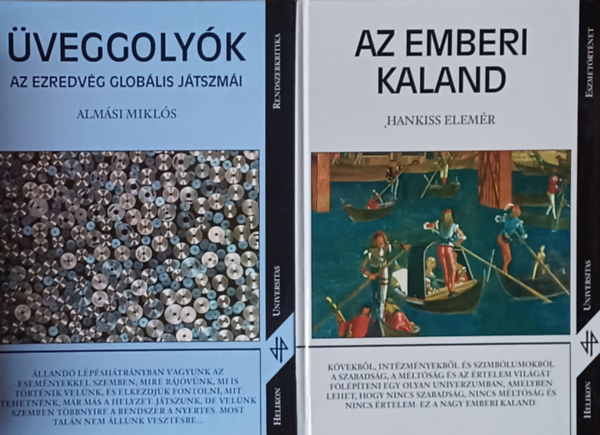 Almsi Mikls Hankiss Elemr - Az emberi kaland + Proletr renesznsz + veggolyk - Az ezredvg globlis jtszmi  (Universitas Eszmetrtnet)