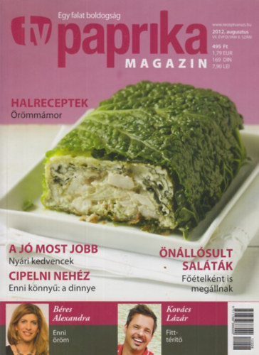 Zsigmond Gbor  (fszerk.) - TV Paprika magazin - 2012. augusztus