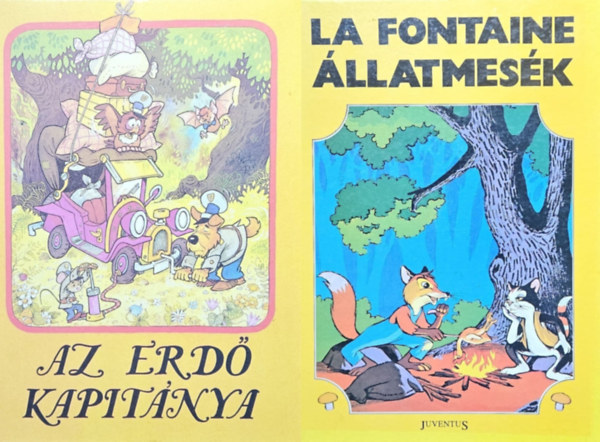 La Fontaine Szerk.: Elvy Ross Ford.: Pappn Varga Zsuzsa Graf.: Nemo Dargay Attila Hvzi Gbor - 2 db llatmese : Az erd kapitnya + llatmesk