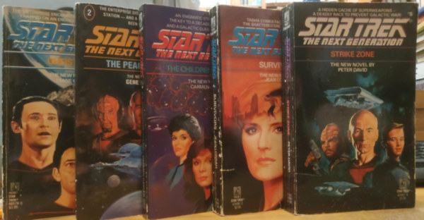 Gene DeWeese, Carmen Carter, Jean Lorrah, Peter David Diane Carey - Star Trek: The Next Generation 1-5. (I-V.)