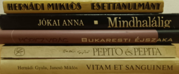 Móricz Virág, Határ Győző, Hernádi Gyula-Jancsó Miklós, Hernádi Miklós Jókai Anna - Magyar kortárs könyvcsomag