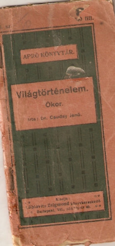 Csuday Jen� dr. - Vil�gt�rt�nelem - �kor