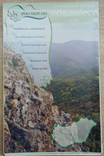 Börzsöny turisztikai térkp 1: 40 000