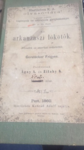 gerstacker frigyes - az arkanzaszi lókötők