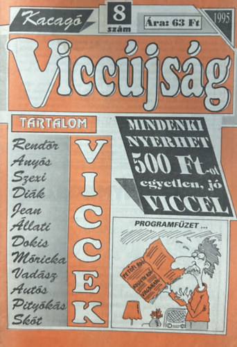 Kacagó Viccújság 1995/8. szám