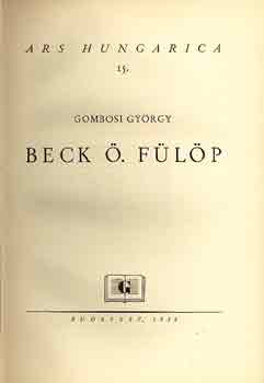 Gombosi Gyrgy - Beck . Flp