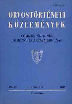 Orvostrtneti kzlemnyek 89-91. 1980