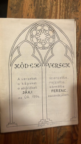 Jáki Ferenc - Kódex versek