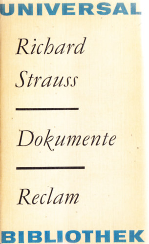 Richard Strauss - Dokumente