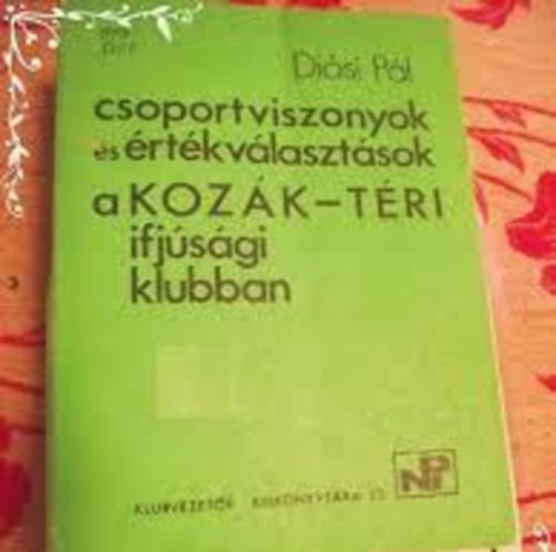 Disi Pl - Csoportviszonyok s rtkvlasztsok a Kozk- Tri ifjusgi klubban