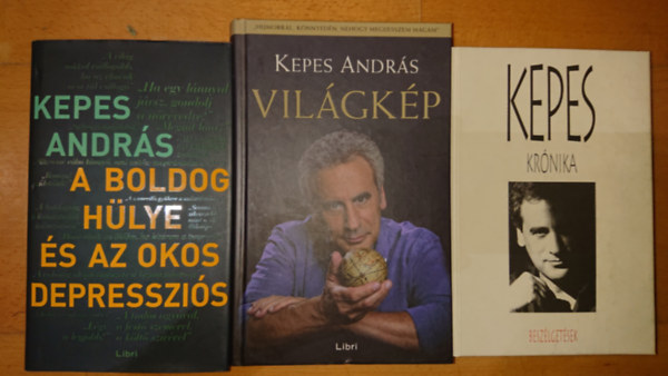 Kepes Andrs - 3 knyv Kepes Andrstl: A boldog hlye s az okos depresszis, Vilgkp, Beszlgetsek
