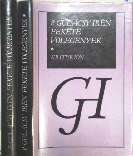 P. Gulcsy Irn - Fekete vlegnyek I-II.