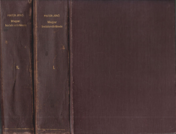 Pint�r Jen� - Pint�r Jen� magyar irodalomt�rt�nete I-II.