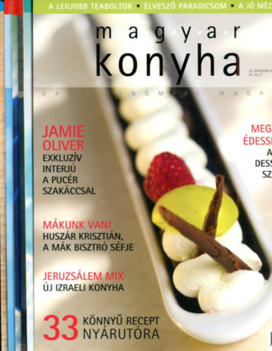 Vink� J�zsef  (Szerk.) - 6 db Magyar konyha - gasztron�miai magazin (ny�ri sz�mok: 2012-2015 )