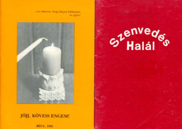 Nincs felt�ntetve - 2 db val��si f�zetke: J�jj, k�vess engem! - Szenved�s hal�l