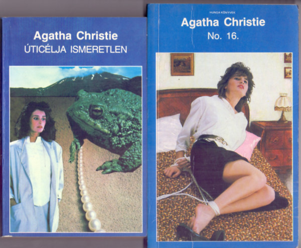 Agatha Christie - 3 db. B�n�gyi reg�ny: �ti c�lja ismeretlen + No. 16. + Harmadik l�ny (Agatha Christie)