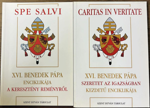 XVI. Benedek Pápa - Caritas in Veritae: Szeretet az igazságban + Spe Salvi: A keresztény reményről (2 füzet)