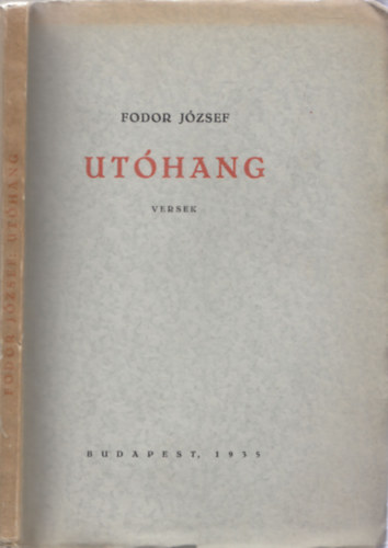 Fodor Jzsef - Uthang - versek (dediklt)