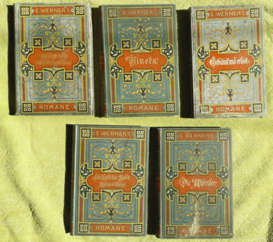 mit illustrationen 6 Meistern Elisabeth Werner - Gesammelte Romane und Novellen (5 Bände)