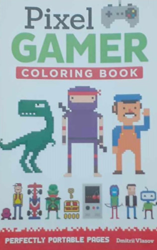 Pixel Gamer Coloring Book