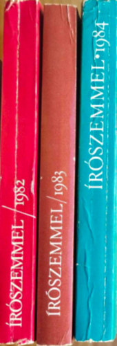 3 db �r�szemmel k�nyv: -1982- 1983 - 1984