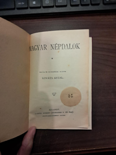 Kovts Antal - Magyar npdalok