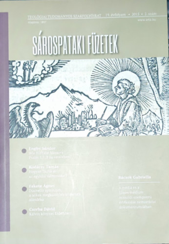 Srospataki fzetek - Teolgiai tudomnyos szakfolyirat-19. vfolyam-2015. 2. szm