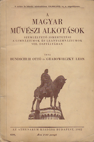 Bundschuh O.-Grabowieczky L. - A magyar mvszi alkotsok