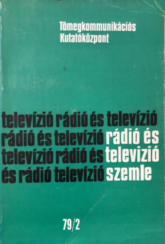 R�di� �s telev�zi� szemle 79/2  X. �vfolyam II.