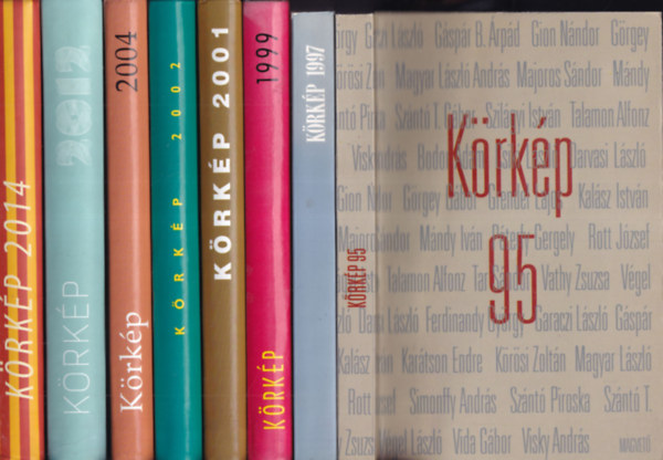 8 db. Körkép (1995, 1997, 1999, 2001, 2002, 2004, 2012, 2014)