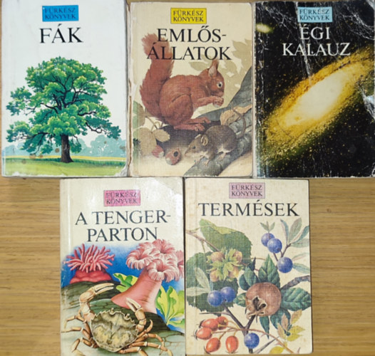 5db m a Frksz knyvek sorozatbl - Emlsllatok, Fk, gi kalauz, Termsek, A tengerparton