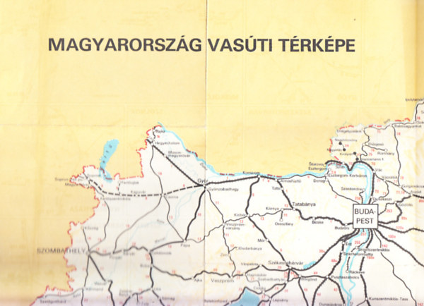 Magyarorszg vasti trkpe ( 1989 )