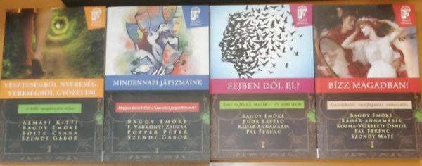 Popper Péter, Szendi Gábor Bagdy Emőke - 4 db Nyitott Akadémia: Bízz magadban! + Fejben dől el? + Mindennapi játszmáink + Veszteségből nyereség, vereségből győzelem